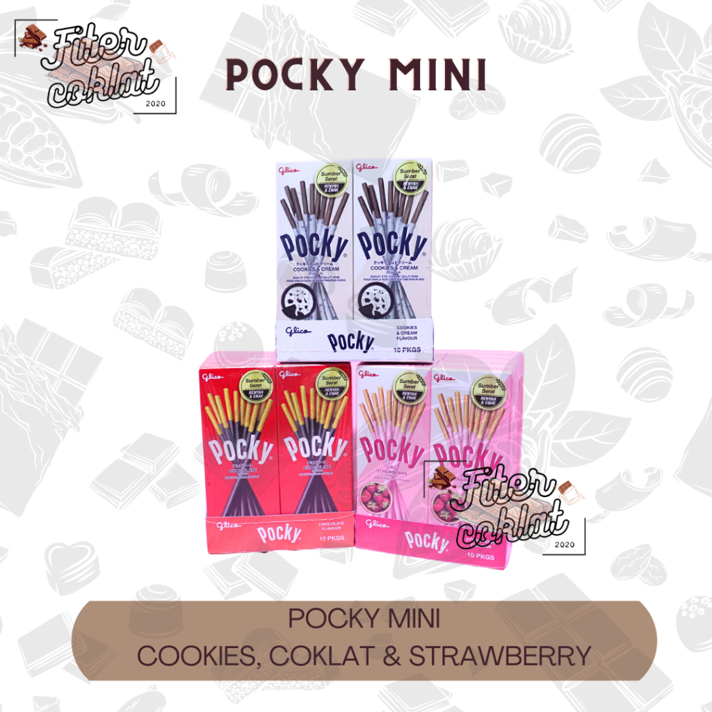 

POCKY MINI 1PACK ISI 10/ POCKY STRAWBERRY, COOKIES, COKLAT