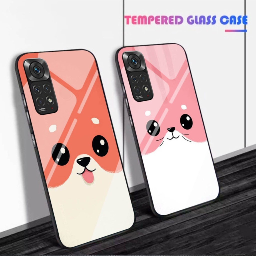 Case Kaca Redmi Note 11 - Kesing Hp Redmi Note 11 - Case Kaca Kilau  Redmi Note 11  - Case  Redmi No