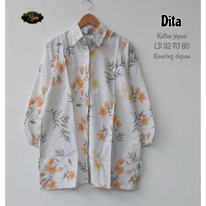 DITA KEMEJA BAHAN KATUN JEPANG
