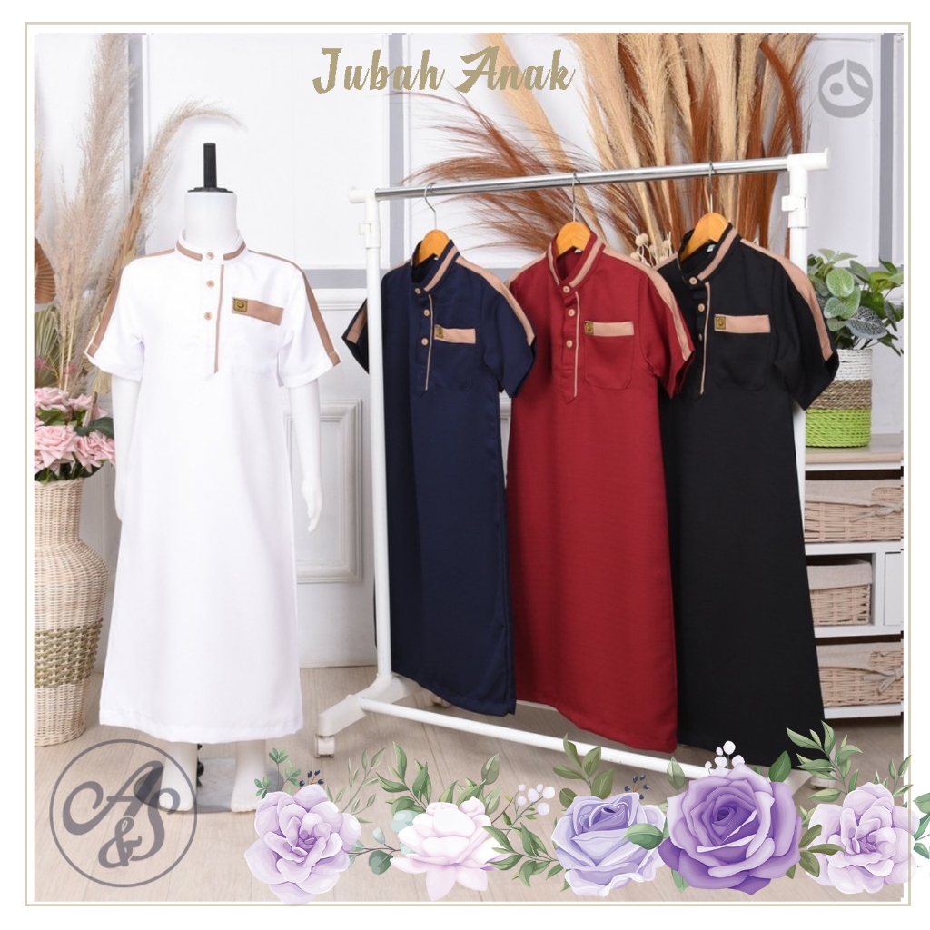 Jubah Gamis Anak 10-11-12-13-14-15 Tahun Baju Muslim