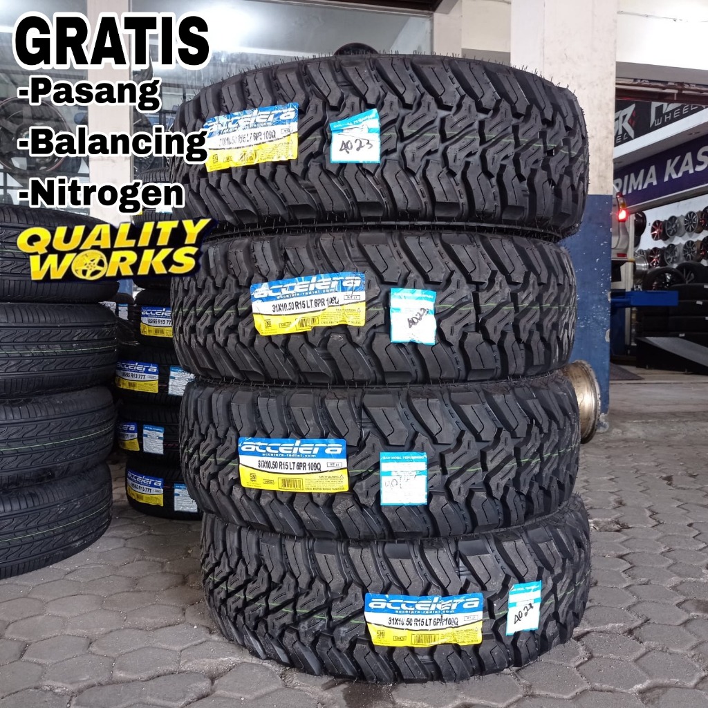 BAN MOBIL JUMNY, KATANA, OFFROAD MT 31 10,5 R15 ACCELERA MT-01 BAN PACUL MT