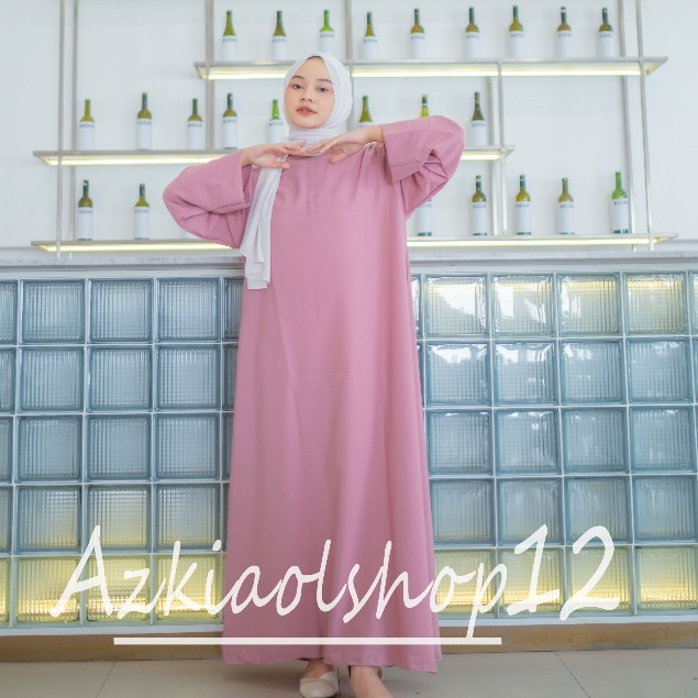 abaya dubay abaya hitam simpel