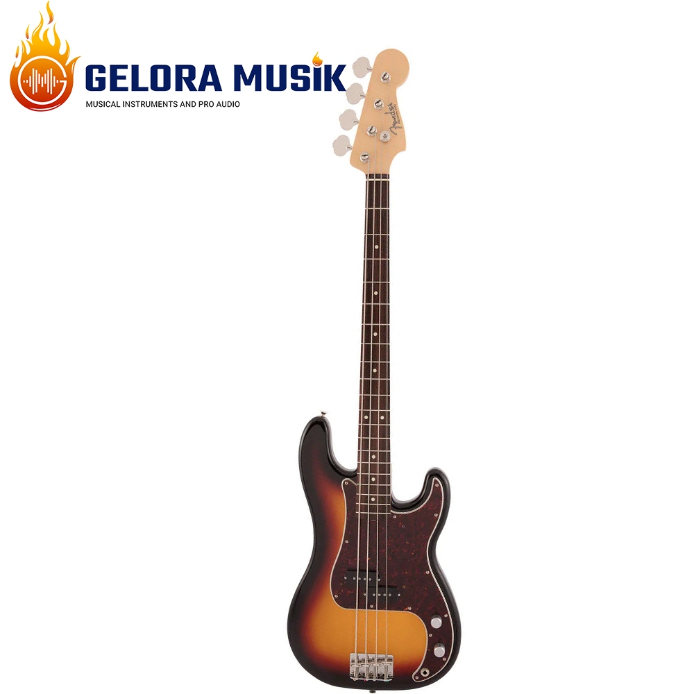 Gitar Bass Fender Japan Traditional II 60s Precision Bass, RW FB, 3-Tone Sunburst