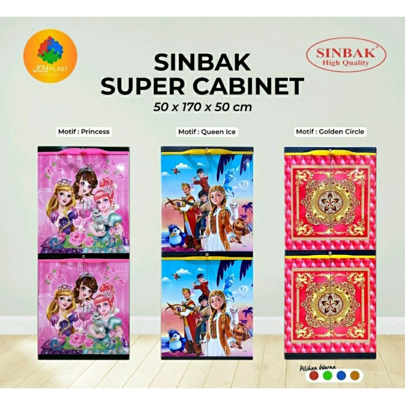 Lemari Sinbak Karakter/Lemari Rak-Gantung