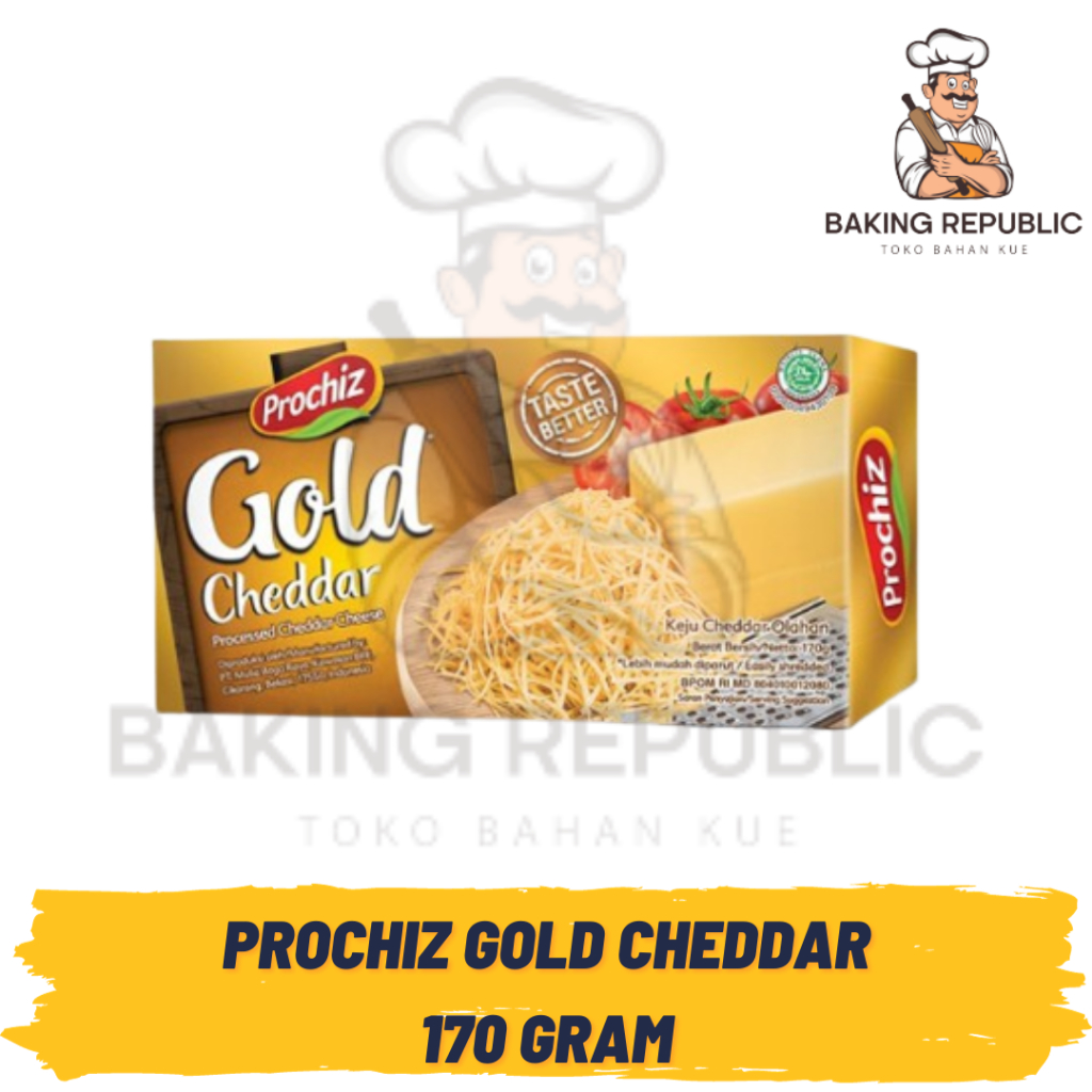 

PROCHIZ CHEESE GOLD | 160 GRAM | KEJU PROCHIZ GOLD