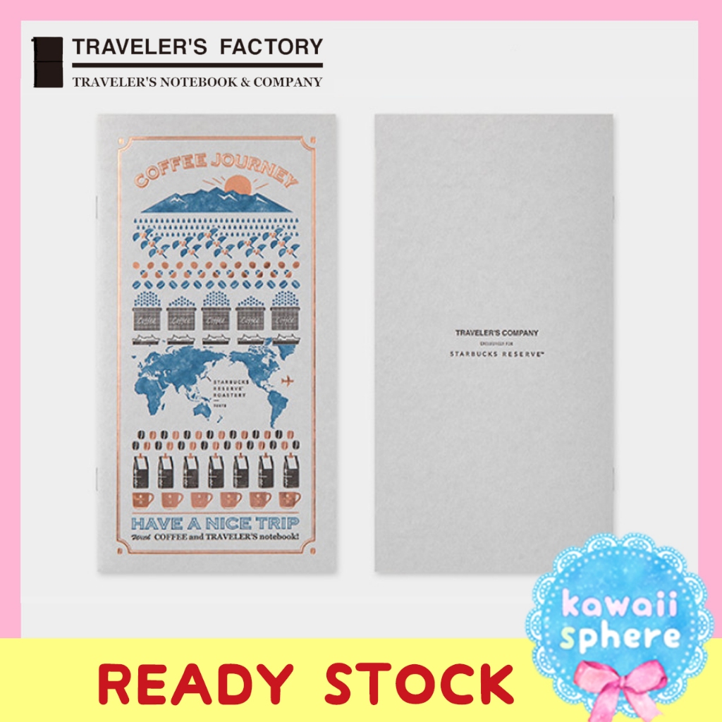 

Travelers Notebook x Starbucks Reserve Refill Limited | Coffee Journey | Regular Size Dot Grid