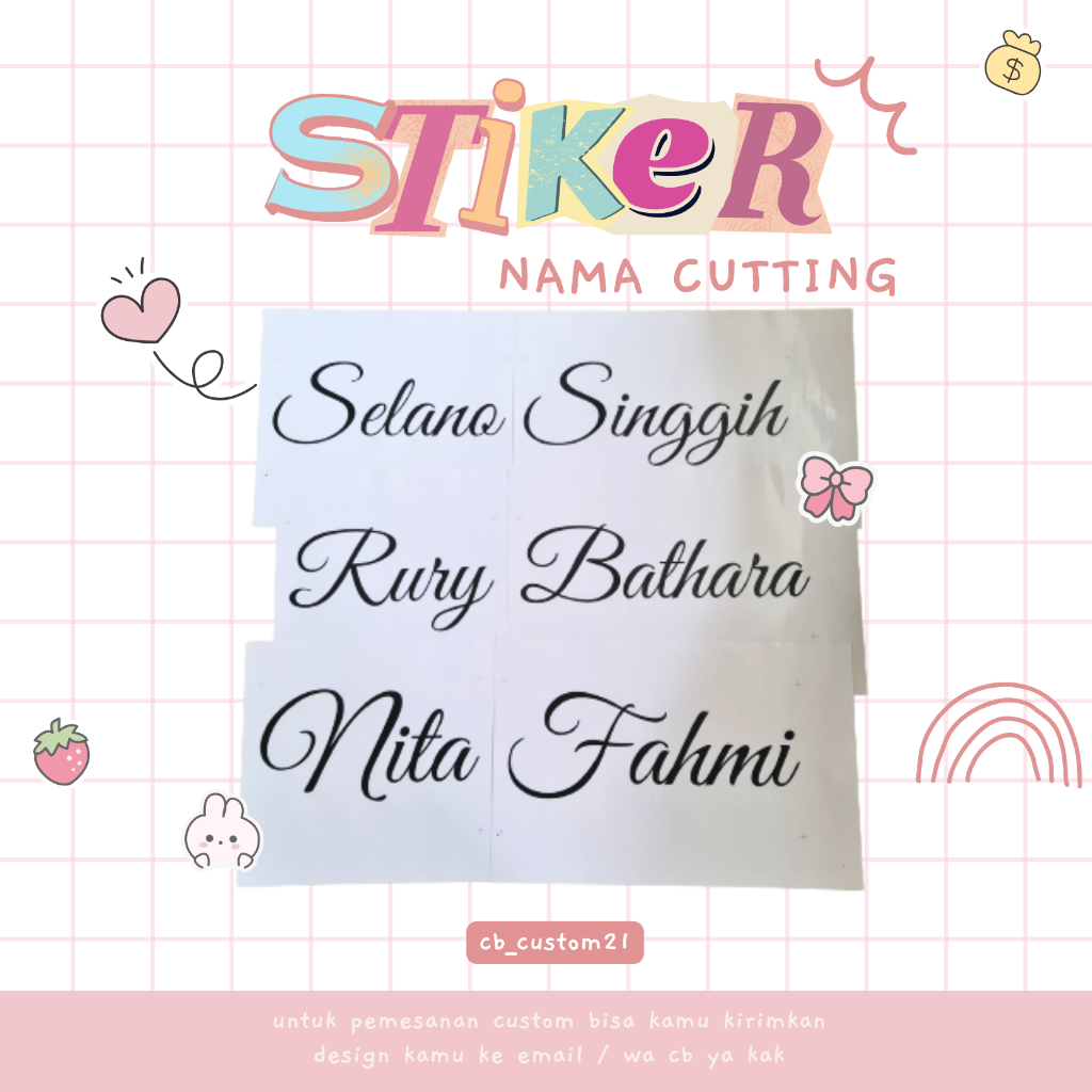 Wedding sign dekorasi / Stiker lamaran