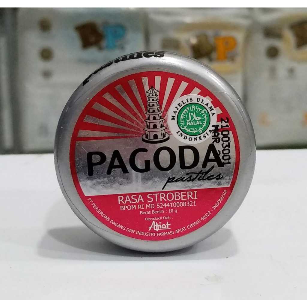 

Pagoda Pastiles 10GR Rasa Strawberry - Melegakan Tenggorokan