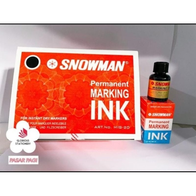 

Tinta spidol permanen merk Snowman