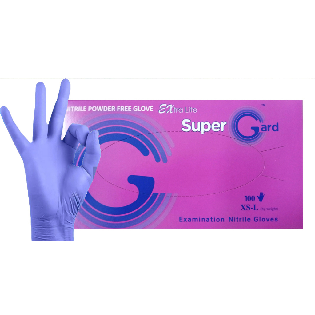 Super Gard Nitrile Powder Free Size S