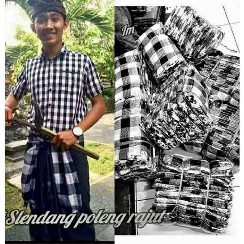selendang rajut bali//selempod cowok