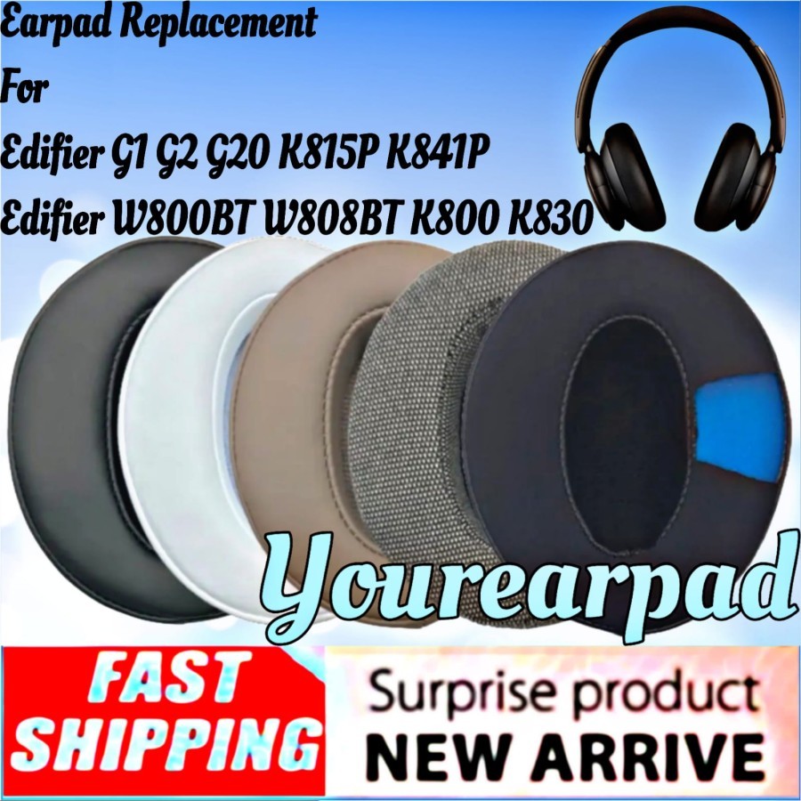 Bantalan Busa Earcup Earpad Edifier W800BT W808BT K800 K830 G1 G2 G20 Plus