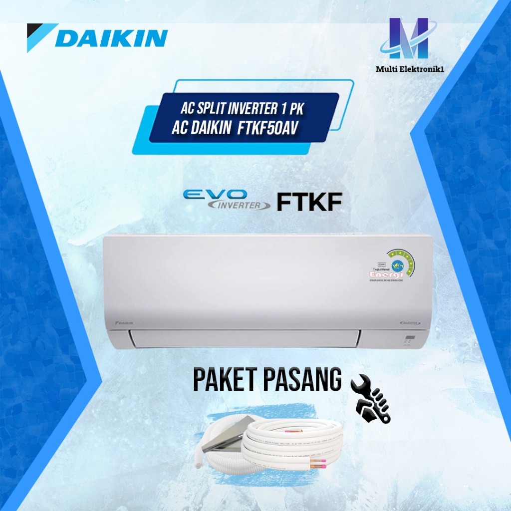 AC DAIKIN EVO INVERTER 2 PK - FTKF 50 LOW WATT PAKET PASANG