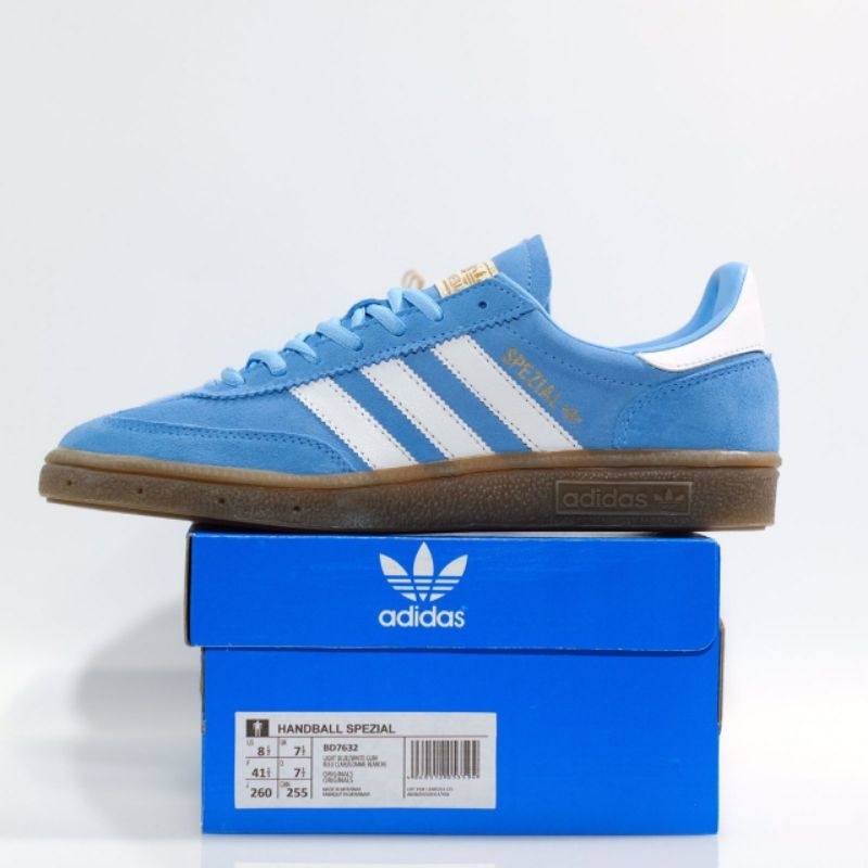 Sepatu Kasual | adidas Handball Spezial Ice Blue | warna biru | Lengkap Berbagai Ukuran | Untuk Pria