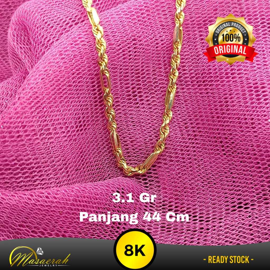 Kalung Emas 8K Kadar 375 Longling 3.1 Gram