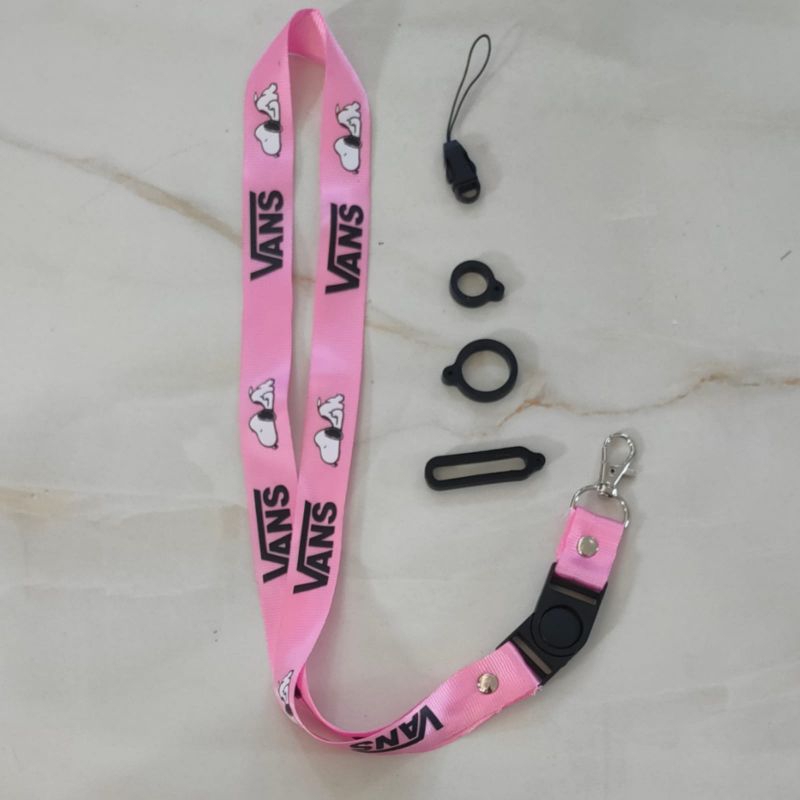 

TALI LANYARD VANZ X SNOOPY / DISTRO X CARTOON KARTUN ANIME lanyard pink Premium / gantungan kunci / gantungan id card / gantungan flashdisk / nametag hp name tag / handphone BEST SELLER COD