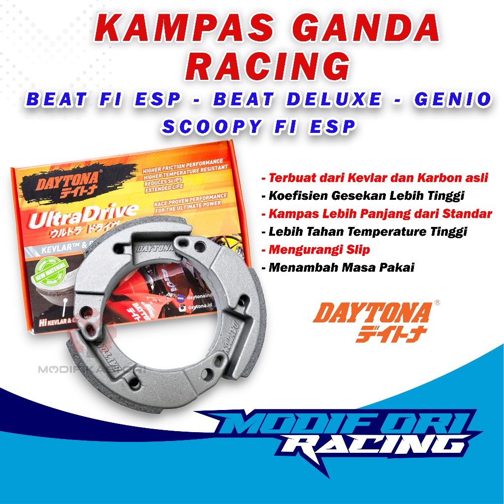 RB BEAT FI - KAMPAS GANDA DAYTONA GENIO-SCOOPY ESP-BEAT KARBU-DAYTONA KAMPAS GANDA RACING