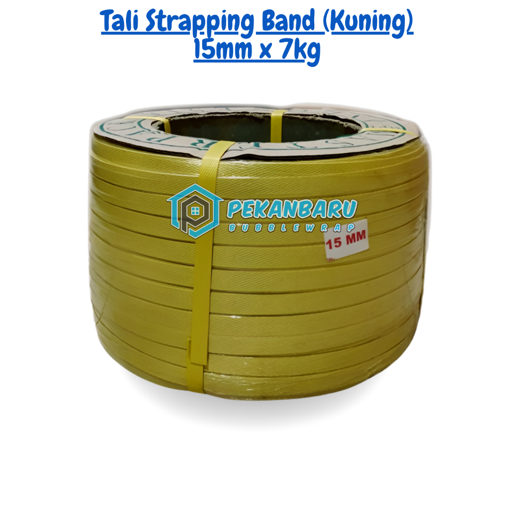 

Tali Strapping Band/Tali Packing/Tali Klem 15mm x 7kg | KHUSUS INSTANT GOJEK/GRAB PEKANBARU