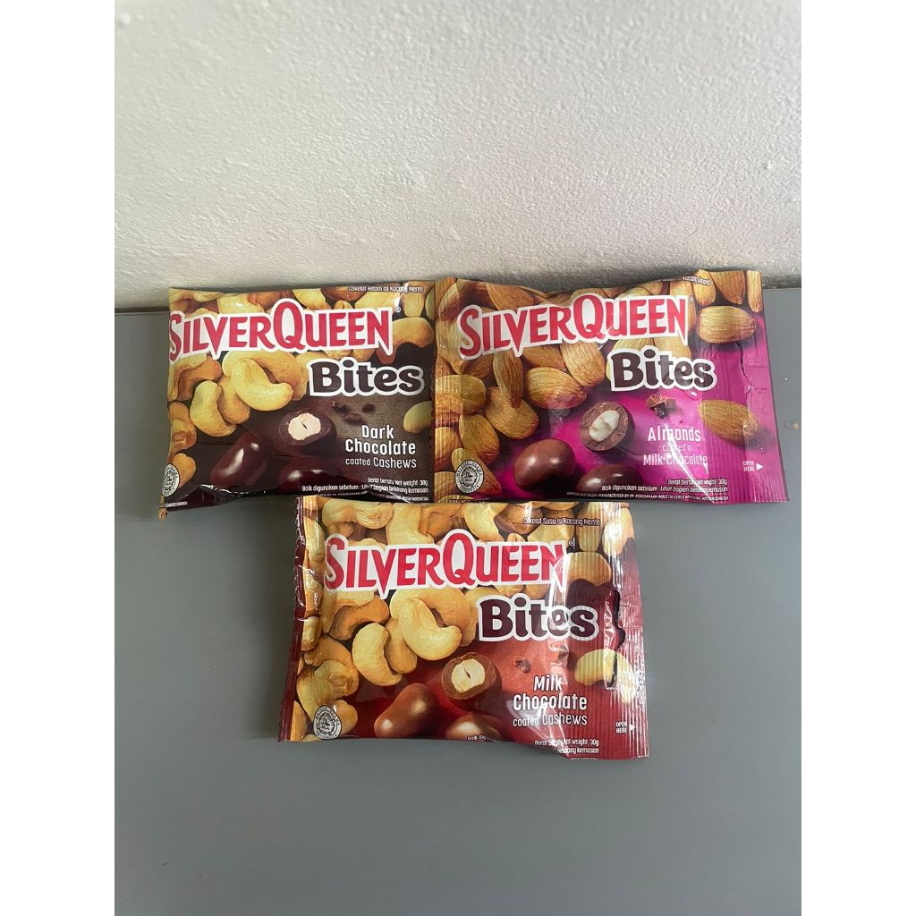 

SILVERQUEEN BITES 30 GRAM / COKLAT BUTIR KACANG SILVER QUEEN