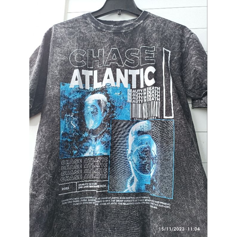 Kaos Rap CHASE ATLANTIC T-shirt Band Rapper Hip-hop Music Rap tee, Kaod Oversized dan Built-Up, Made