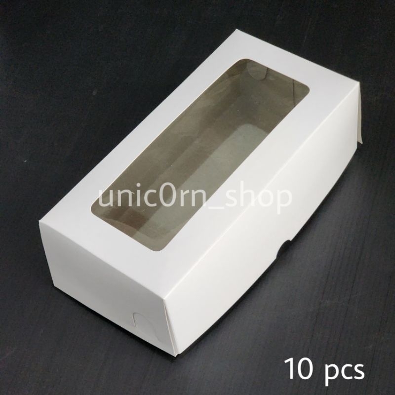 Dus Duplex Pudding Brownies Roll Tart 24x12x8cm Window ( 10pcs )