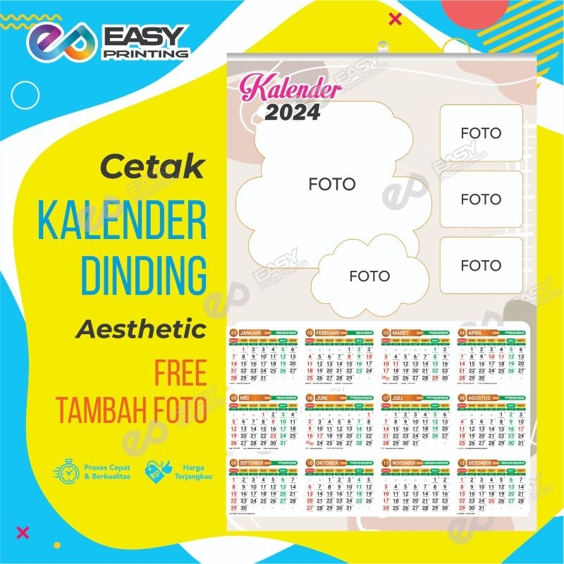 

KALENDER 2025 AESTHETIC | foto suka suka | free CLEM cantolan