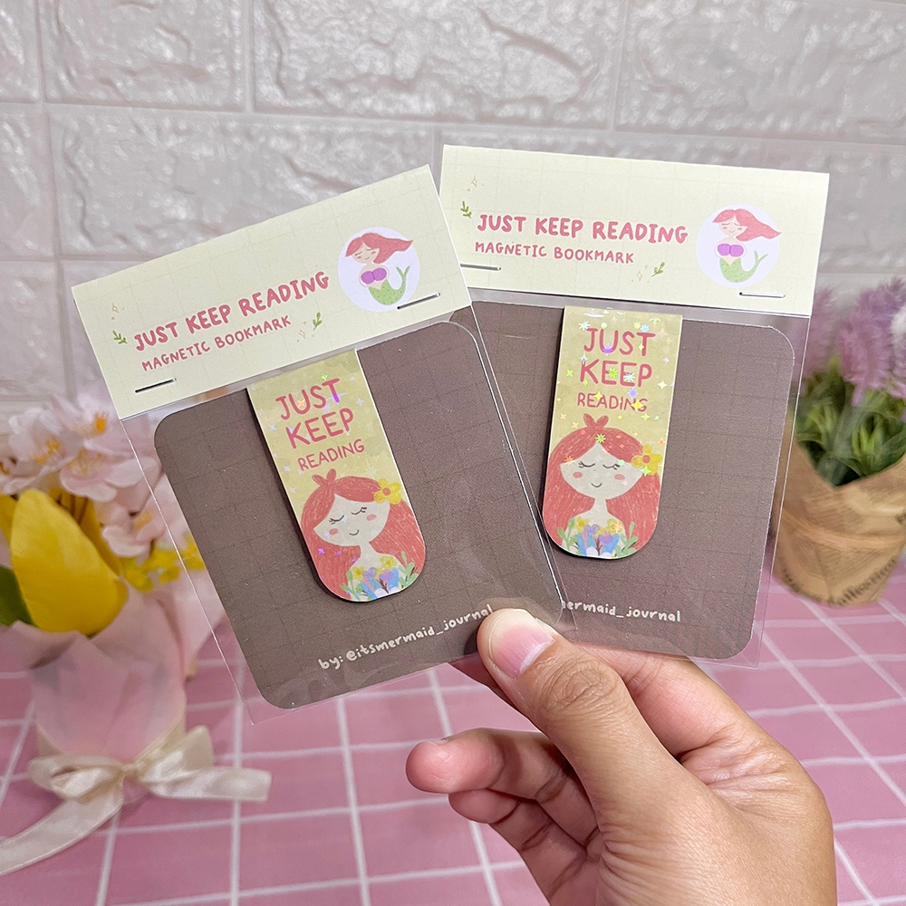 

IT'S MERMAID Magnetic Bookmark / Pembatas Buku Magnet