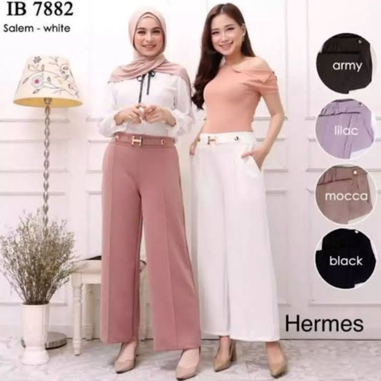 CELANA KULOT SCUBA belt H / KULOT CUBIT SCUBA / KULOT PANJANG / BAWAHAN WANITA