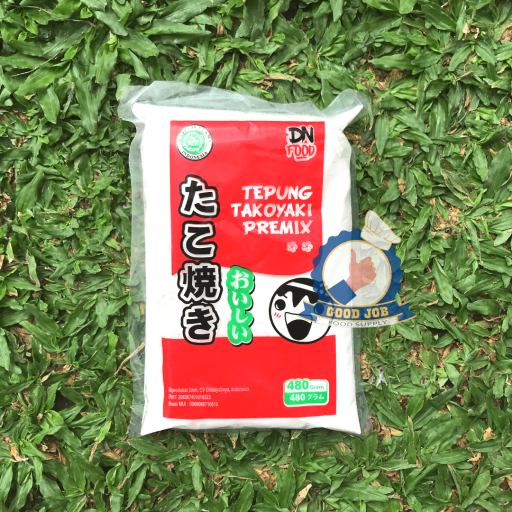 

DN FOOD Tepung Takoyaki Premix Instan 480g - Tepung Tako Mix Praktis