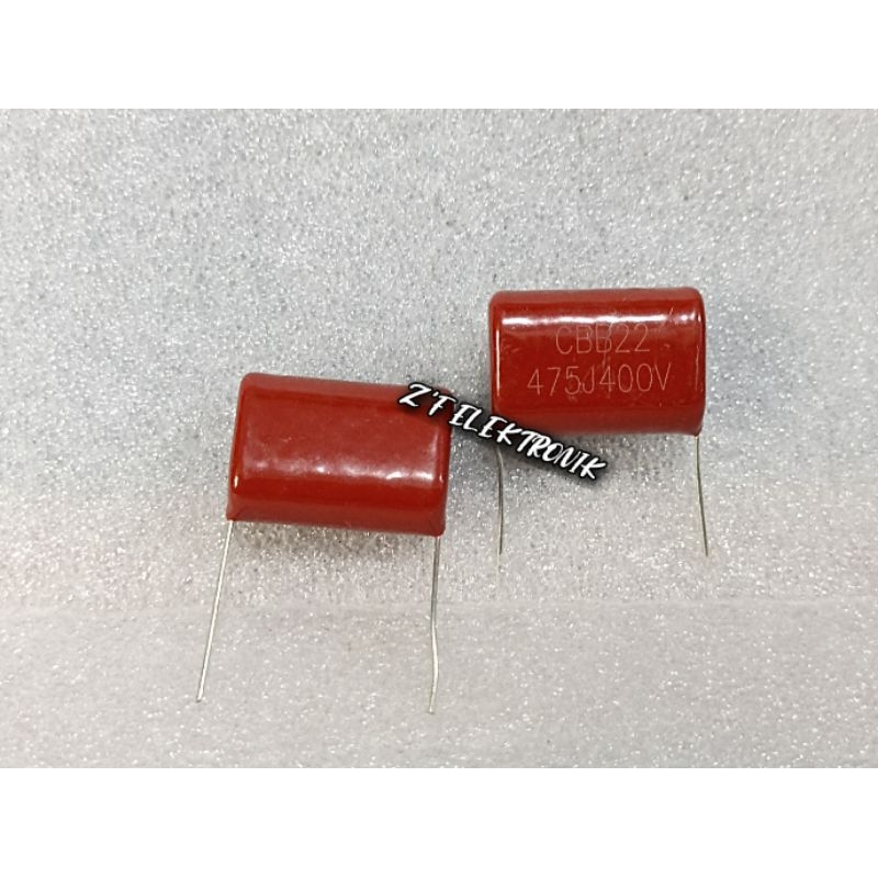 CAPASITOR MILAR 475 J 400V . 1PCS