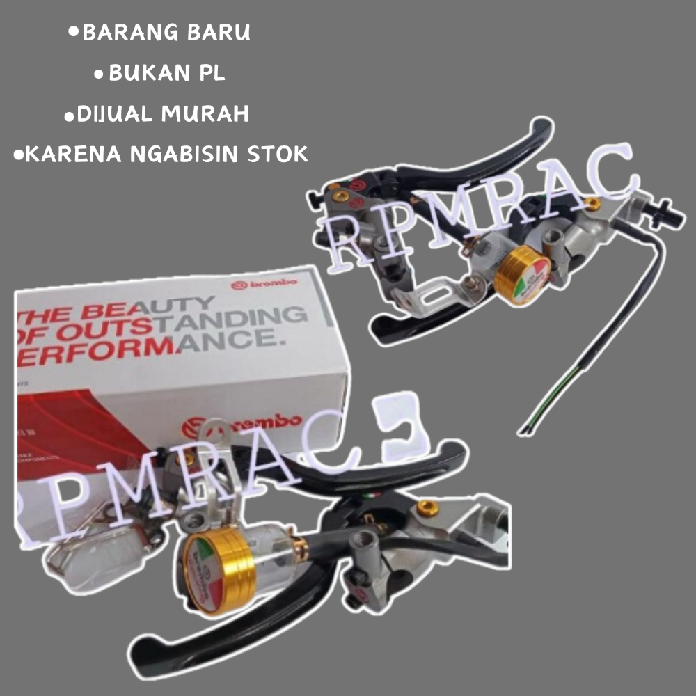 OBRAL MASTER REM BREMBO IZUMI PLUS DUDUKAN SPION SWITH REM BEAT MIO NINJA VIXION AEROX 150 VARIO DLL