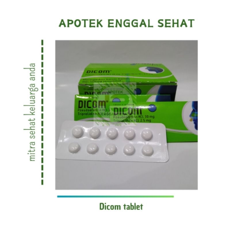 Dicom tablet flu pilek hidung tersumbat