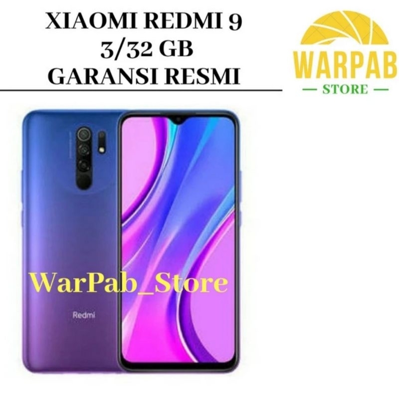 HP XIAOMI REDMI 9 3/32 GB - XIOMI MI 9 RAM 3GB ROM 32GB GARANSI RESMI