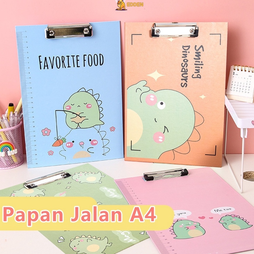 

Best Produk Edden Papan Jalan A4 Papan ujian Alas ujian Kartun Clip board lucu papan clipboard