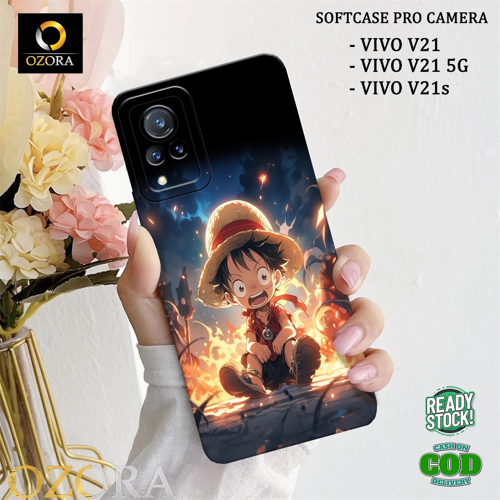 OZORA - Case VIVO V21 / V21 5G / V21s Terbaru - Fashion Case ANIME - Casing Hp VIVO V21 / V21 5G / V