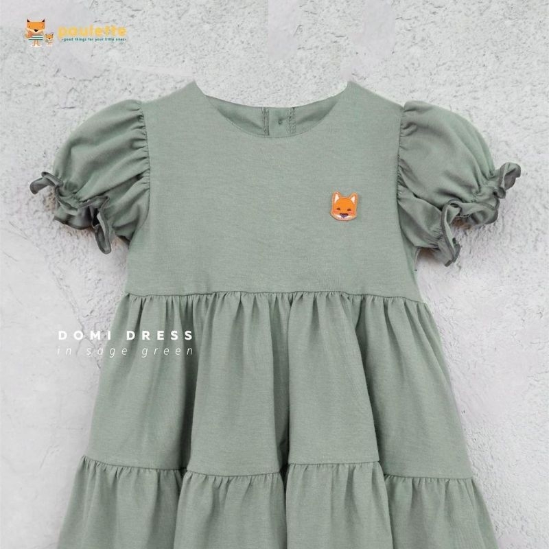 paulette kids. domi dress anak unisex