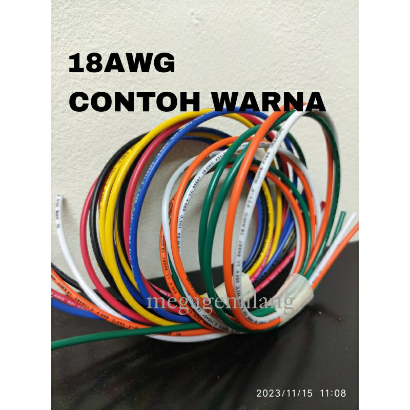 Kabel Awg 18 / Kabel 18 Awg ( harga meteran )