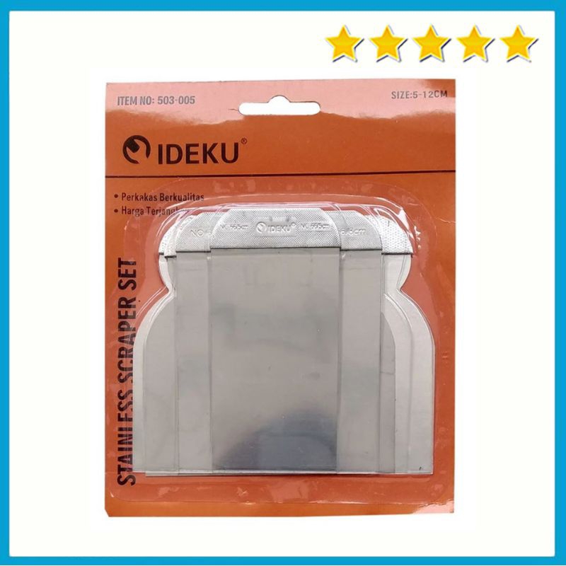 KAPI SET STAINLESS ( 4 PCS ) KAPI DEMPUL IDEKU