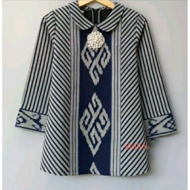BLOUSE TENUN ATASAN WANITA,BLUS BATIK