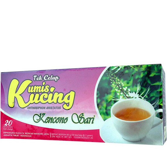

Teh Celup Kumis Kucing Kencono Sari Herbal Batu Ginjal Lancar Kemih Asli Original