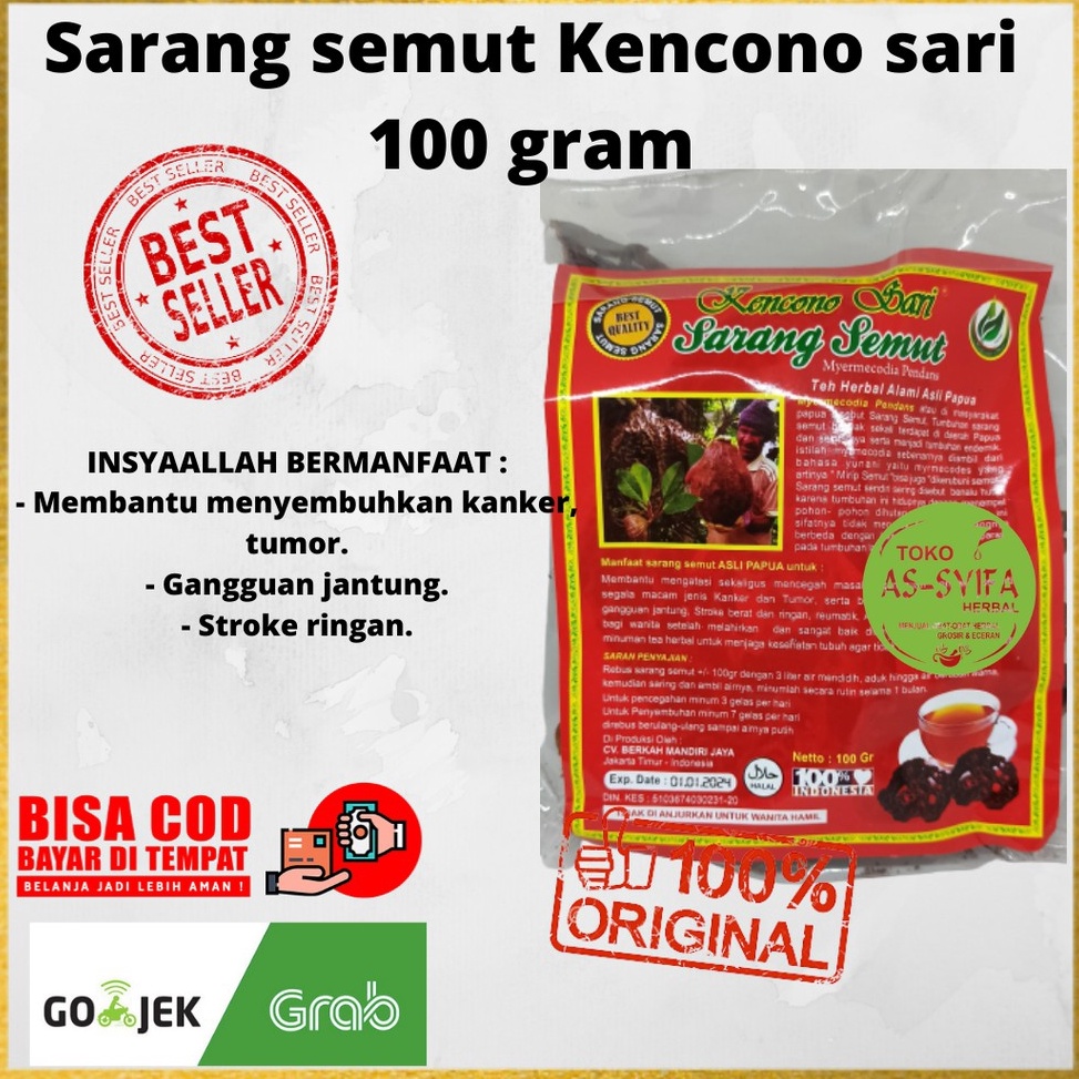 

Sarang Semut Asli Papua Super Original Kencono Sari Herbal Kanker Tumor dan Struk