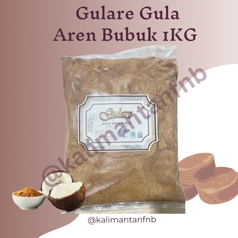 

Gulare Gula Aren Bubuk 1Kg