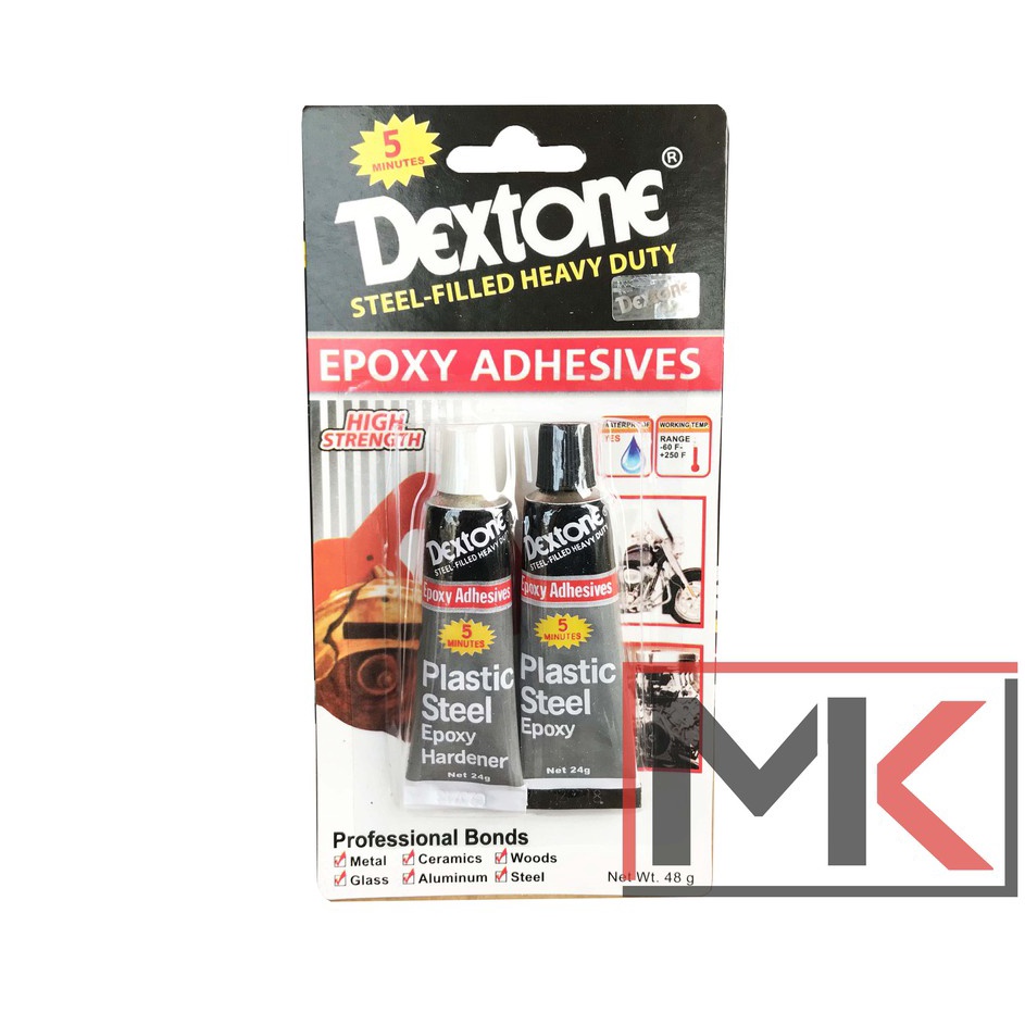 

Harga Termurah Lem Dextone 5 Menit 12 gr 48 gr / Lem Besi / Lem Epoxy