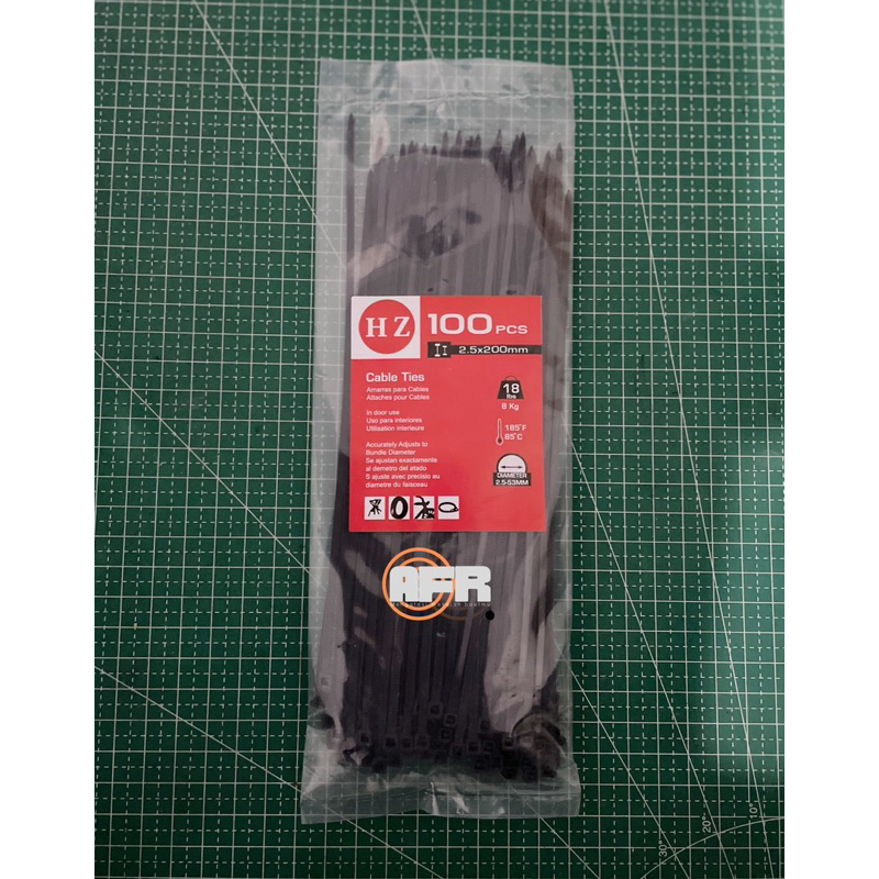 

1 pak kabel ties (isi 100) 2.5x200 mm