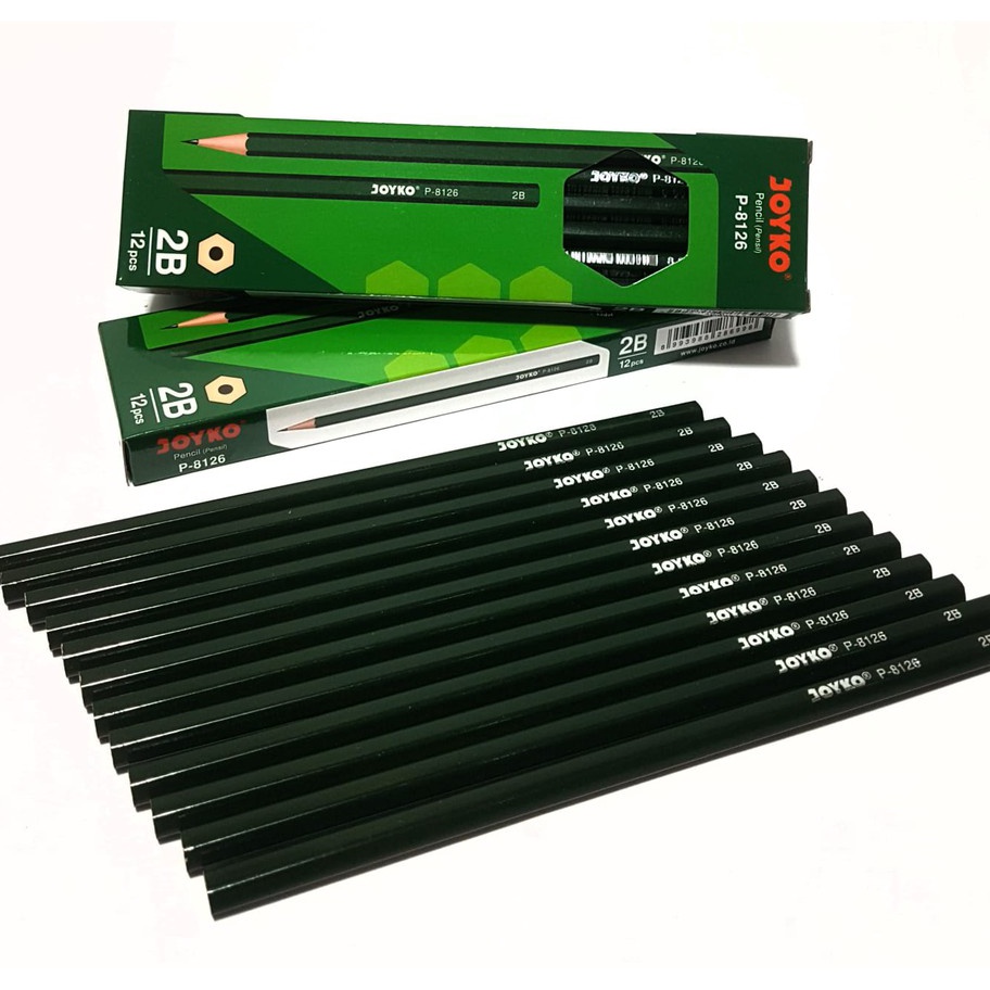 

Terkini Harga Grosir (1kotak /12pcs ) Pensil 2B JOYKO P-8126 Terkini