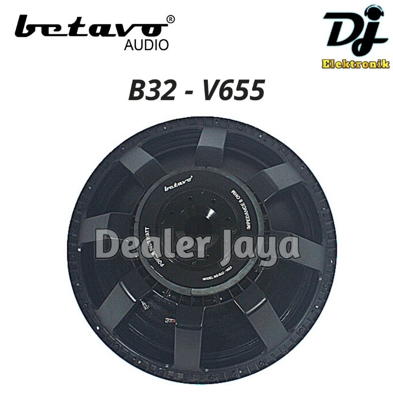 Speaker Komponen Betavo B32 - V655 / B32V655 - 32 inch 3 Triple Magnet