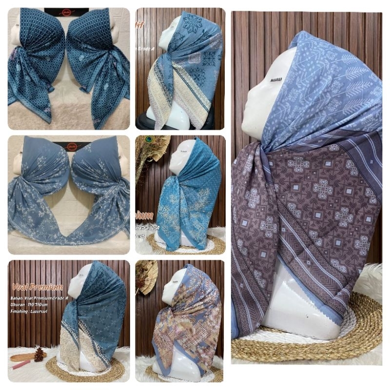 warna denim navy biru segiempat motif murah warna denim