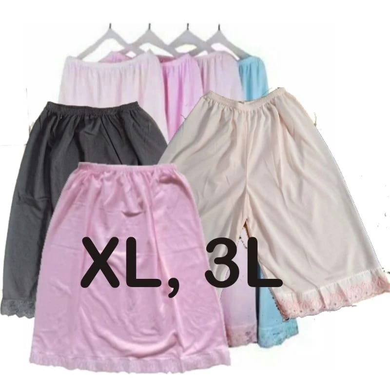 Androk Pendek Androk Panjang Kulot Dalaman Wanita Size XL 3L 4L