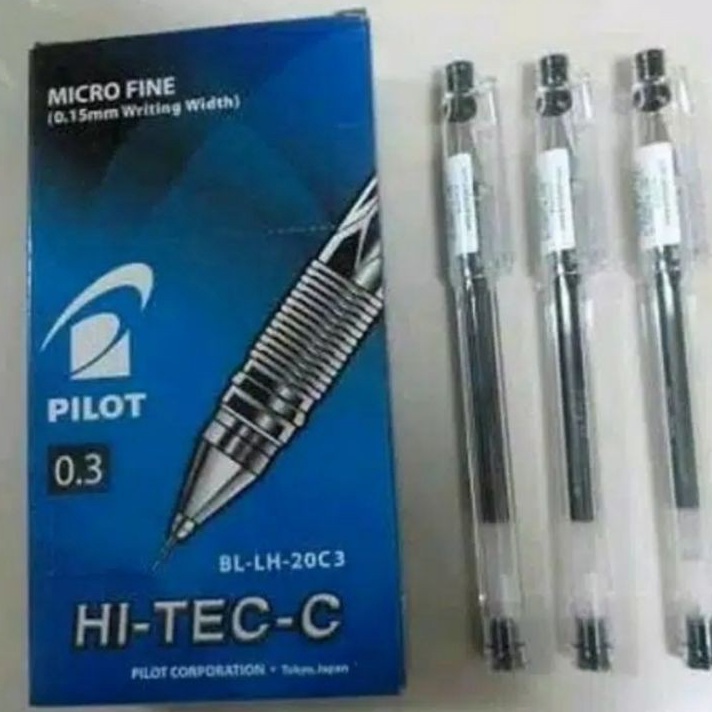 

Baru Pulpen Hitech - C Pilot 0.3mm ( 1pak/12pcs) Ready Stock