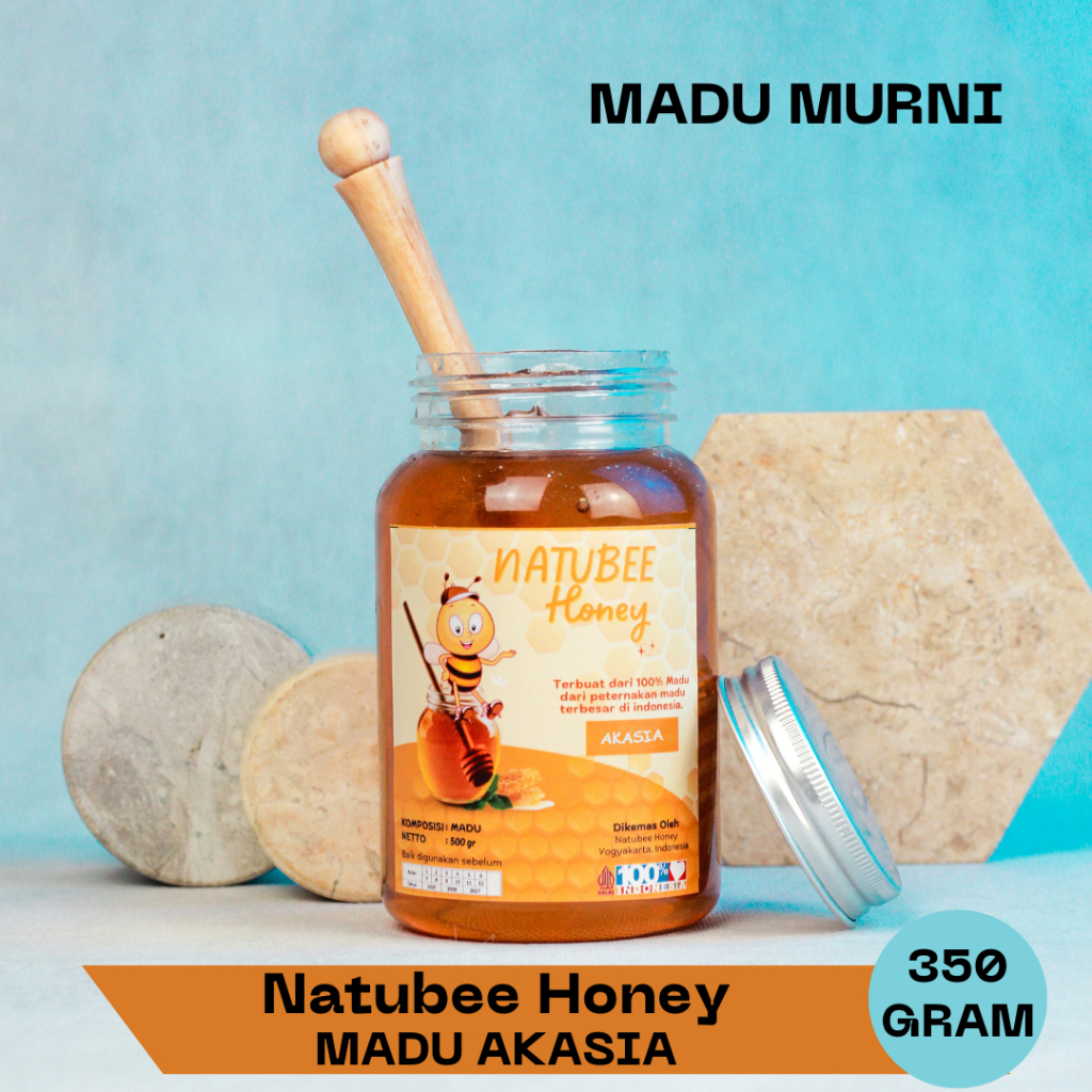 

Madu Murni NatuBee Honey Madu Akasia Madu Randu Madu Multiflora Madu Rambutan Madu Kelengkeng Madu Hutan Madu Super 350 Gram